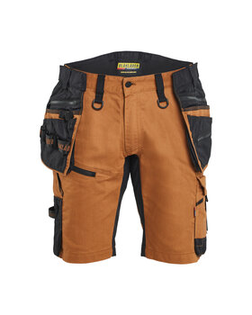 STRIKER Handwerkershorts mit Stretch Rostbraun/Schwarz