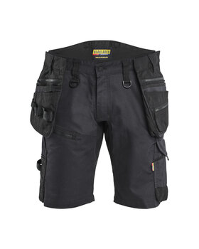 STRIKER Handwerkershorts mit Stretch Schwarz/Schwarz