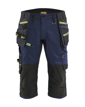 STRIKER Piratenhose mit Stretch Dunkel Marineblau/High Vis Gelb