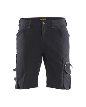 Handwerker Shorts 4-Wege-Stretch ohne Nageltaschen X1900 Dunkelgrau/Schwarz