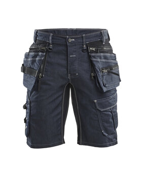 Handwerker Shorts Stretch X1900 Marineblau/Schwarz