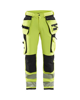 High Vis Arbeitshose 4-Wege-Stretch High Vis Gelb/Schwarz