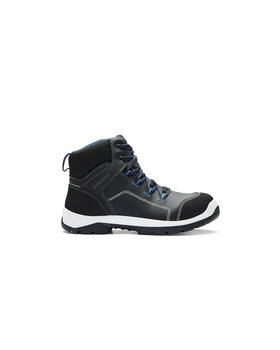 RETRO Sicherheitsstiefel Schwarz