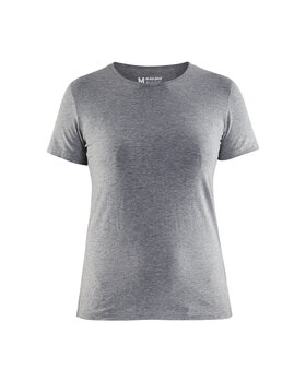 Damen T-Shirt Grau Melange