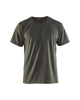 T-Shirt mit UV Schutz Armygrün
