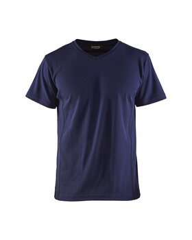 T-Shirt mit UV Schutz Marineblau