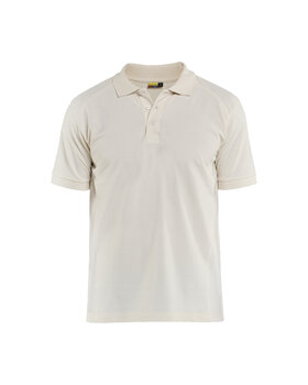 Poloshirt Naturweiß
