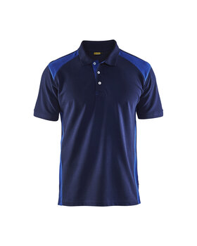 Polo Shirt Marineblau/Kornblau