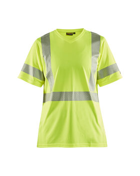 Damen High Vis T-Shirt High Vis Gelb