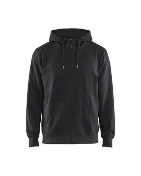 Kapuzenpulli mit ReißverschlussSchwarz
