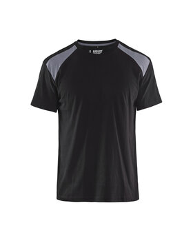 T-Shirt Schwarz/Grau