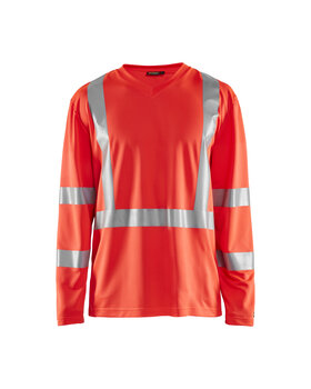 UV Shirt High Vis Langarm High Vis Rot