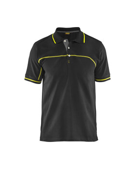 Polo Shirt Schwarz/Gelb