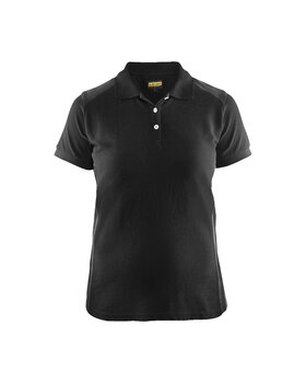 Damen Polo Shirt Schwarz/Dunkelgrau