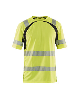 UV T-Shirt High Vis High Vis Gelb/Schwarz