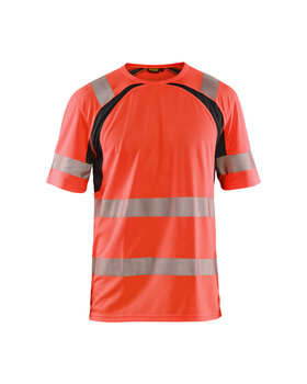UV T-Shirt High Vis High Vis Rot/Schwarz
