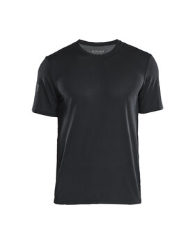 Funktions T-Shirt mit UV-Schutz Schwarz