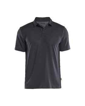 Funktions Poloshirt mit UV-Schutz Mittelgrau