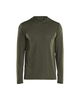 Funktions Hoodie mit UV-Schutz Waldgrün
