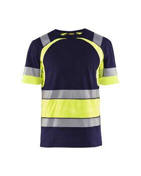 High Vis T-Shirt Marineblau/Gelb