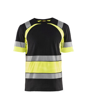 High Vis T-Shirt Schwarz/Gelb