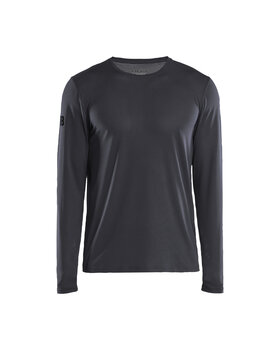 Funktions Langarmshirt mit UV-Schutz Mittelgrau
