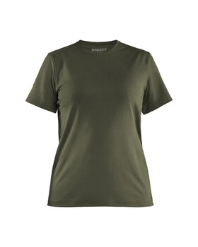Damen Funktions T-Shirt mit UV-Schutz Waldgrün