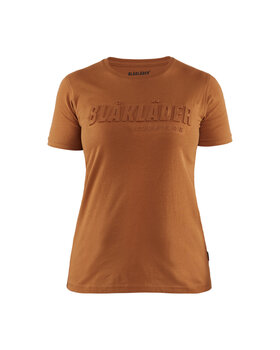 Damen T-Shirt 3DRostbraun