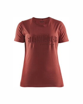 Damen T-Shirt 3D Rostrot