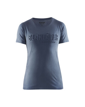 Damen T-Shirt 3D Taubenblau