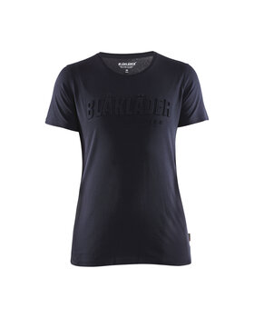 Damen T-Shirt 3D Dunkel Marineblau