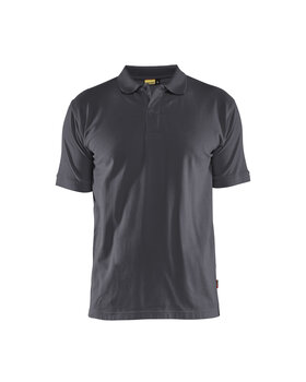 Polo Shirt Mittelgrau