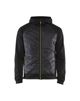Hybrid Sweater Schwarz/Gelb