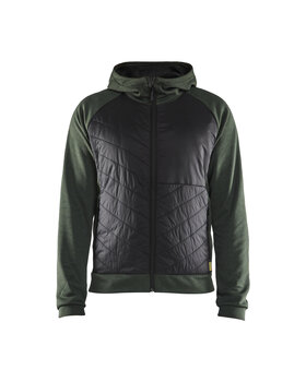 Hybrid SweaterHerbstgrün/Schwarz