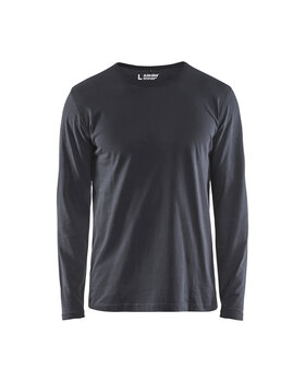 Langarm T-Shirt Dunkelgrau