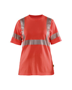 Damen High Vis T-Shirt High Vis Rot