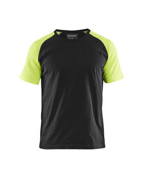 T-Shirt Schwarz/Gelb