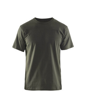 T-Shirt Dunkel Olivgrau