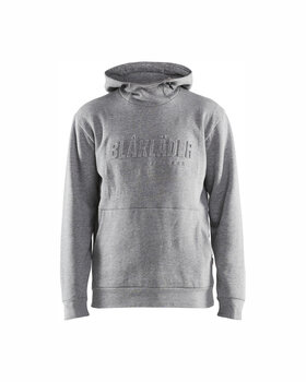 Kapuzensweater 3D Grau Melange