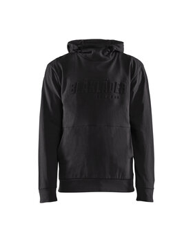 Kapuzensweater 3D Schwarz