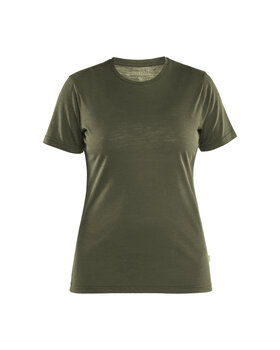 MERINO T-SHIRT FÜR DAMEN Waldgrün
