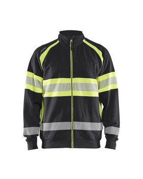 High Vis Sweatjacke Schwarz/Gelb