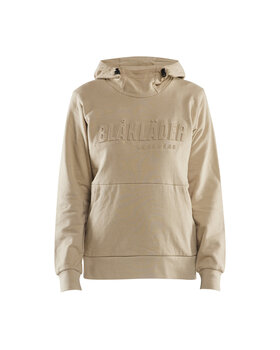 Damen Kapuzensweater 3D Beige
