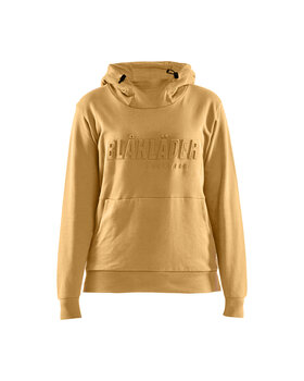 Damen Kapuzensweater 3D Honiggold