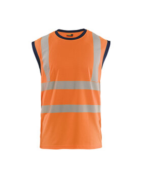 Weste High VisHigh Vis Orange/Marineblau