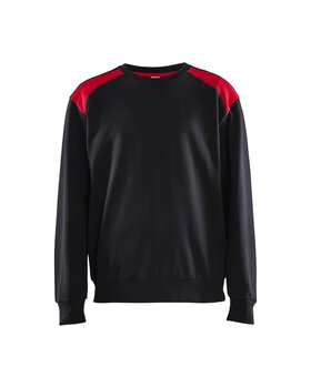 Sweatshirt Schwarz/Rot