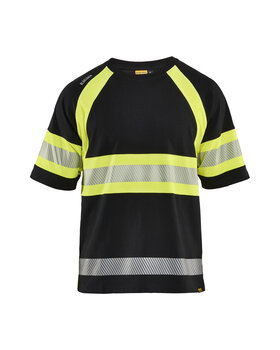High Vis T-Shirt Schwarz/High Vis Gelb