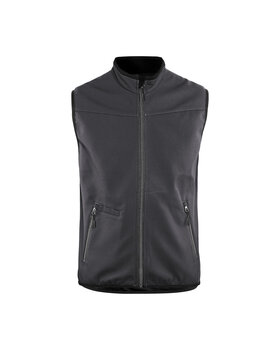 Softshell Weste Mittelgrau/Schwarz