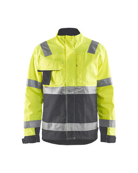 High Vis Jacke High Vis Gelb/Mittelgrau