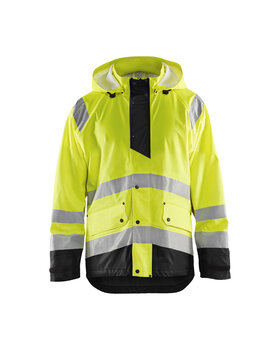 High Vis Regenjacke Level 1 High Vis Gelb/Schwarz